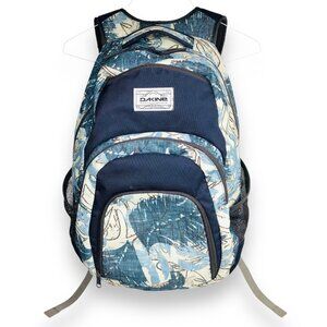 DaKine Campus 33L Large Backpack Navy Blue Abstract For School Computer Career